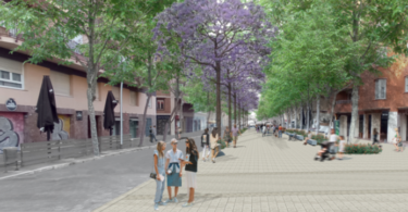 Empiezan las obras para la remodelación del carrer d'Europa en Les Corts