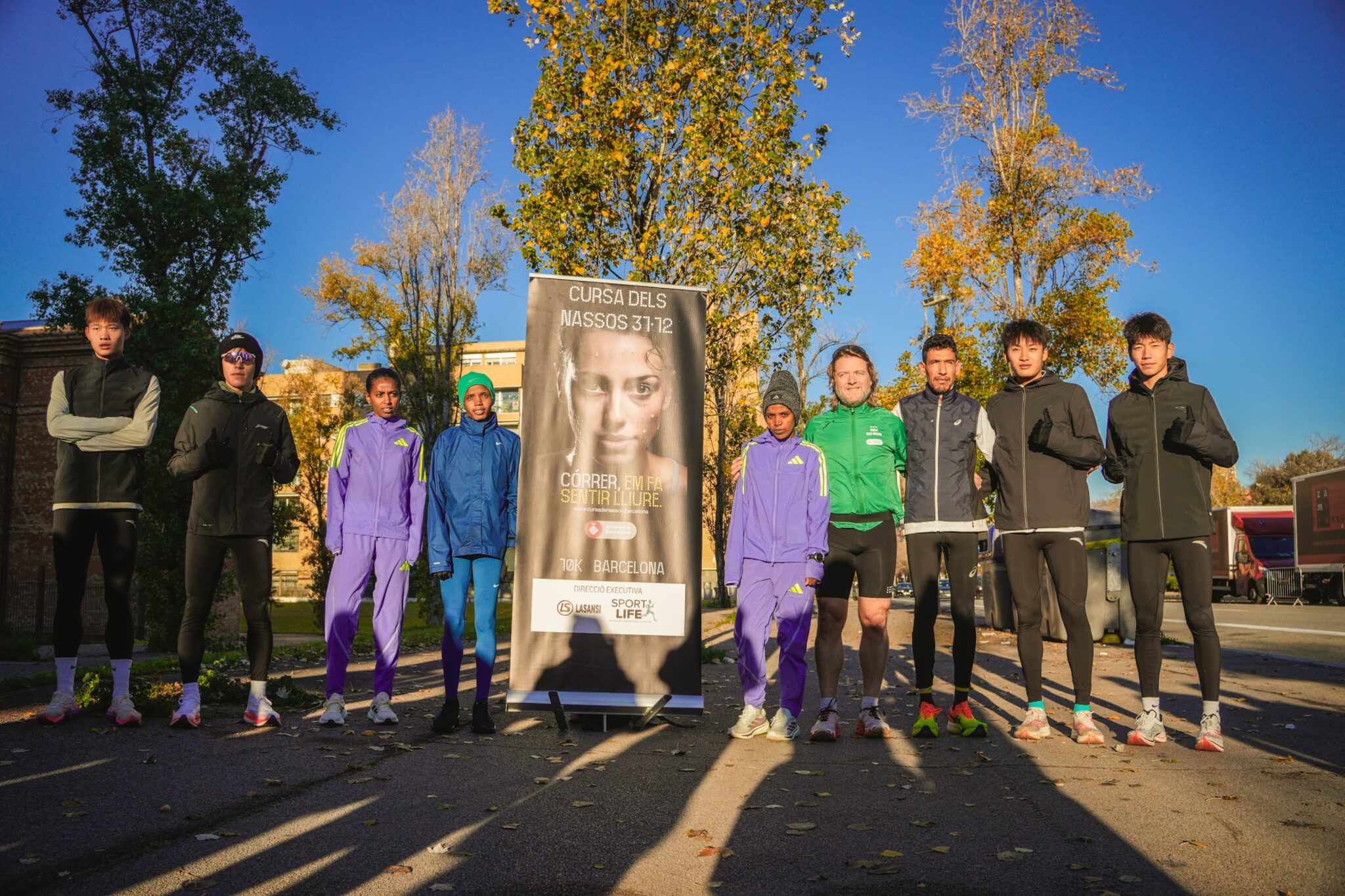 La élite de la Cursa dels Nassos 2024 reconoce el circuito donde mañana se buscará hacer un nuevo récord