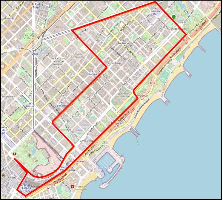 Líneas de autobús afectadas por la Cursa dels Nassos 2024