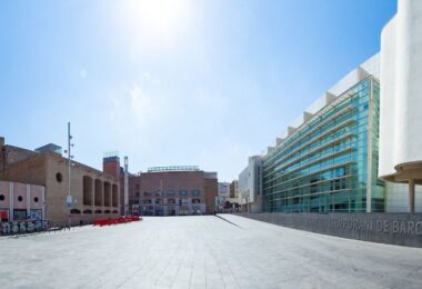 Obras en la plaza dels Àngels