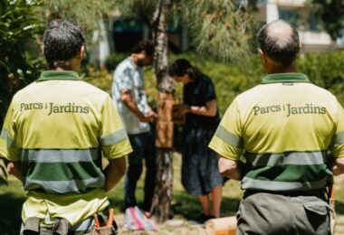 Se instalan un centenar de nidos para abejas silvestres en 25 parques de la ciudad