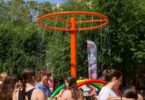 nuevo espacio de juegos infantiles y de agua de la plaza del Maresme