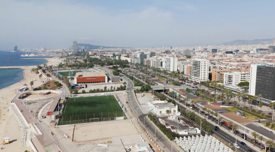 transformación del paseo de la Mar Bella