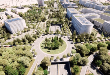 Soterramiento de la Granvia en Hospitalet