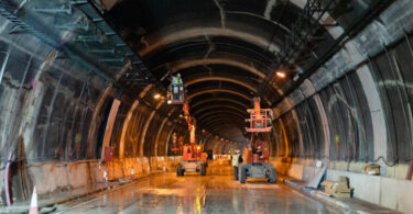 obras del Túnel de la Rovira