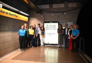 prevenir los suicidios en las estaciones de la red de metro