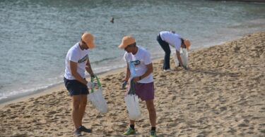 basura de la playa