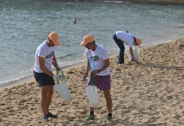 basura de la playa