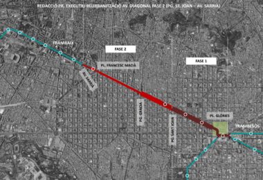 finalizar la conexión del tranvía por la Diagonal 2