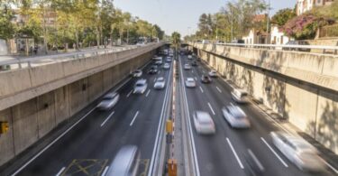 obras de la cobertura de la Ronda de Dalt