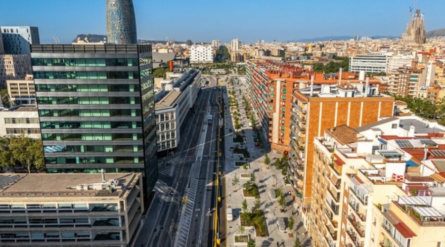 obras de urbanización del lado mar de la Gran Vía