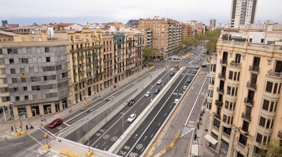 remodelación de la Gran Vía de las Corts Catalanas entre las calles Castillejos y Padilla