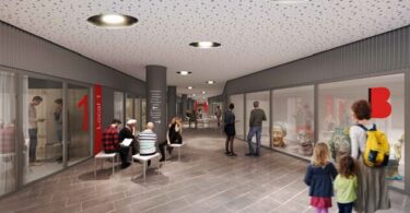renovación de los locales de entidades del pasillo Trinitat Vella